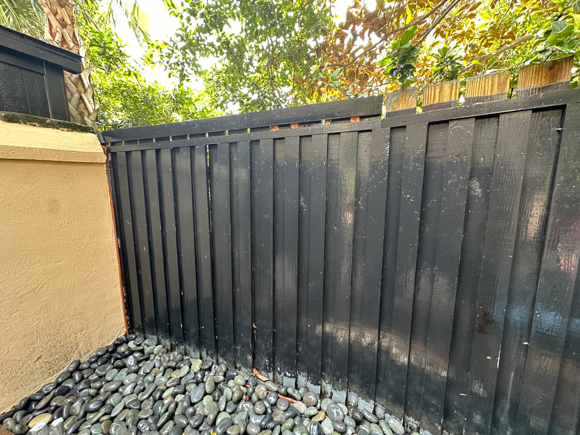 Fence Cleaning after cleaning